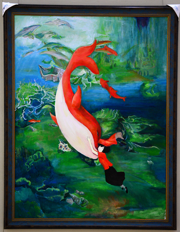 油画《鲲》——黄硕风