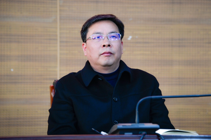校长付永昌出席文学院师范专业认证动员会-汉江师范学院