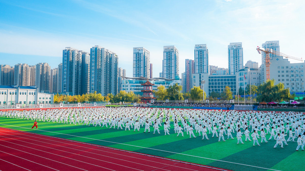 汉江师范学院第七届田径运动会开幕式